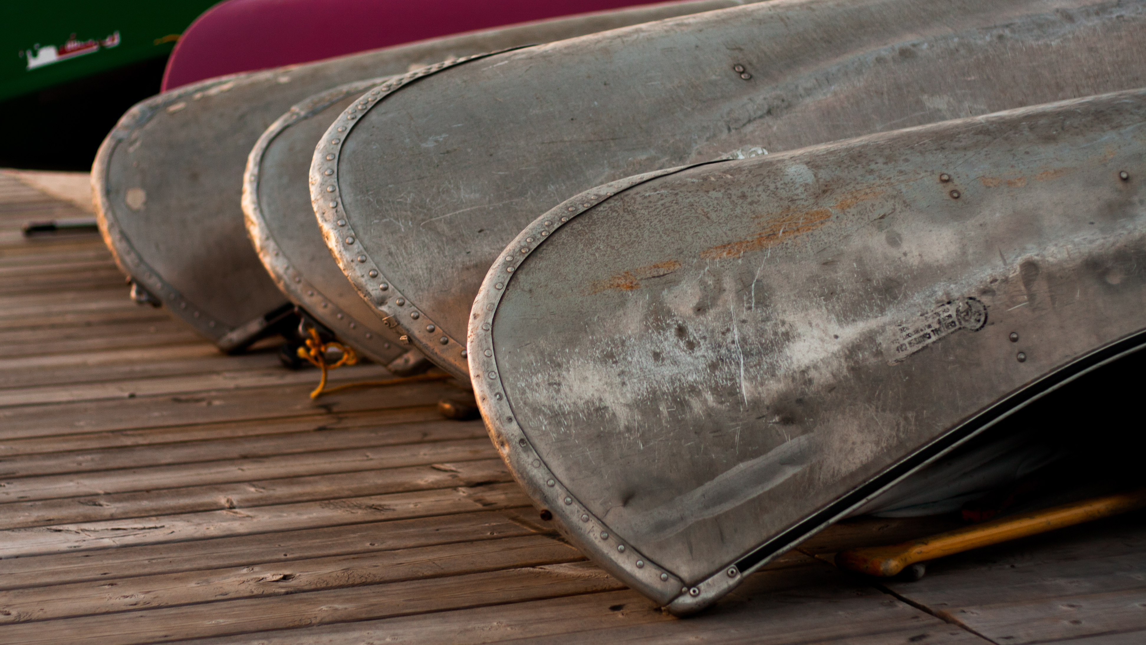 Aluminium Canoes, Wood Bowls