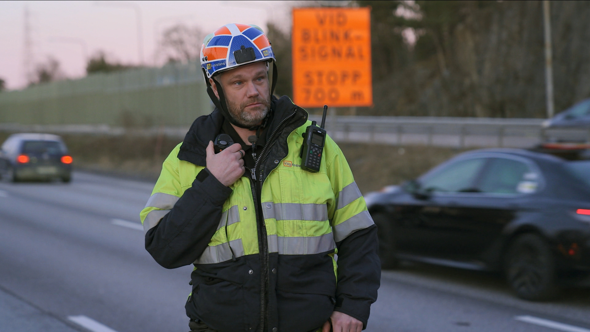 Bilist med skytsengel