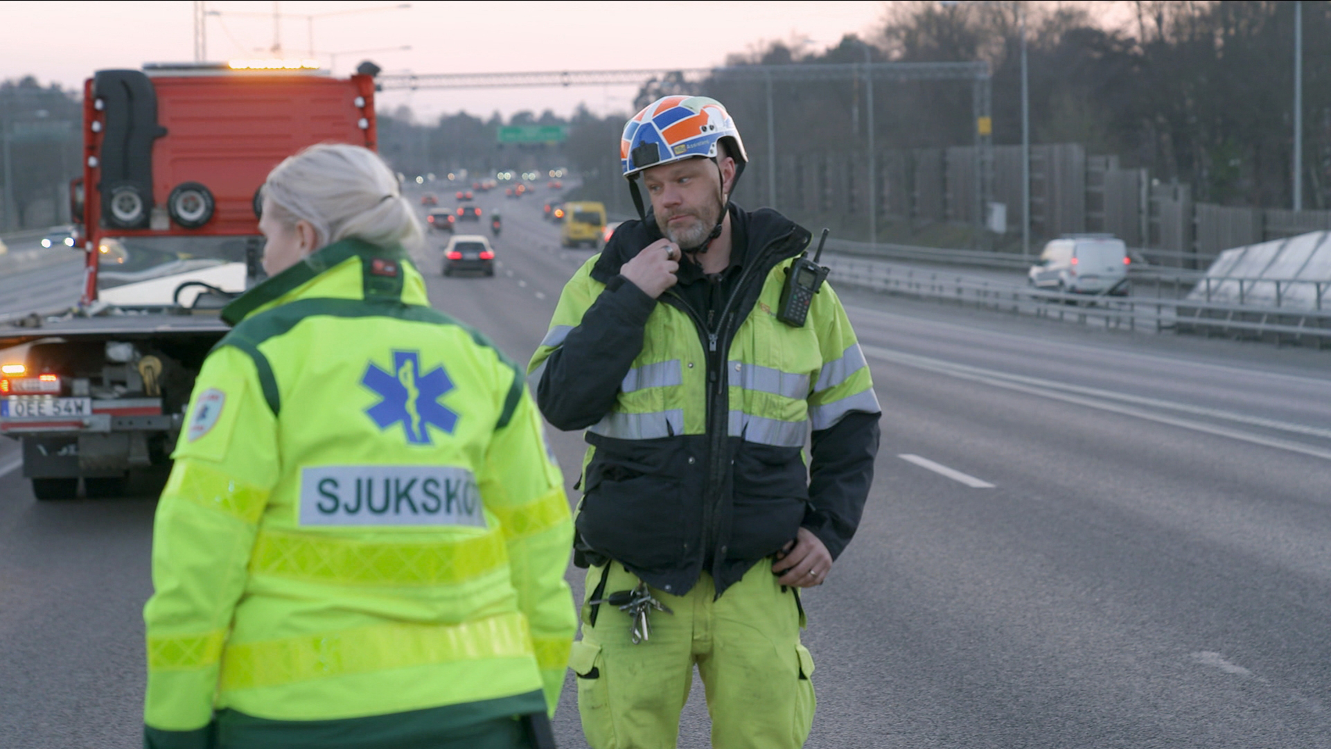 Ramt af en flugtbilist