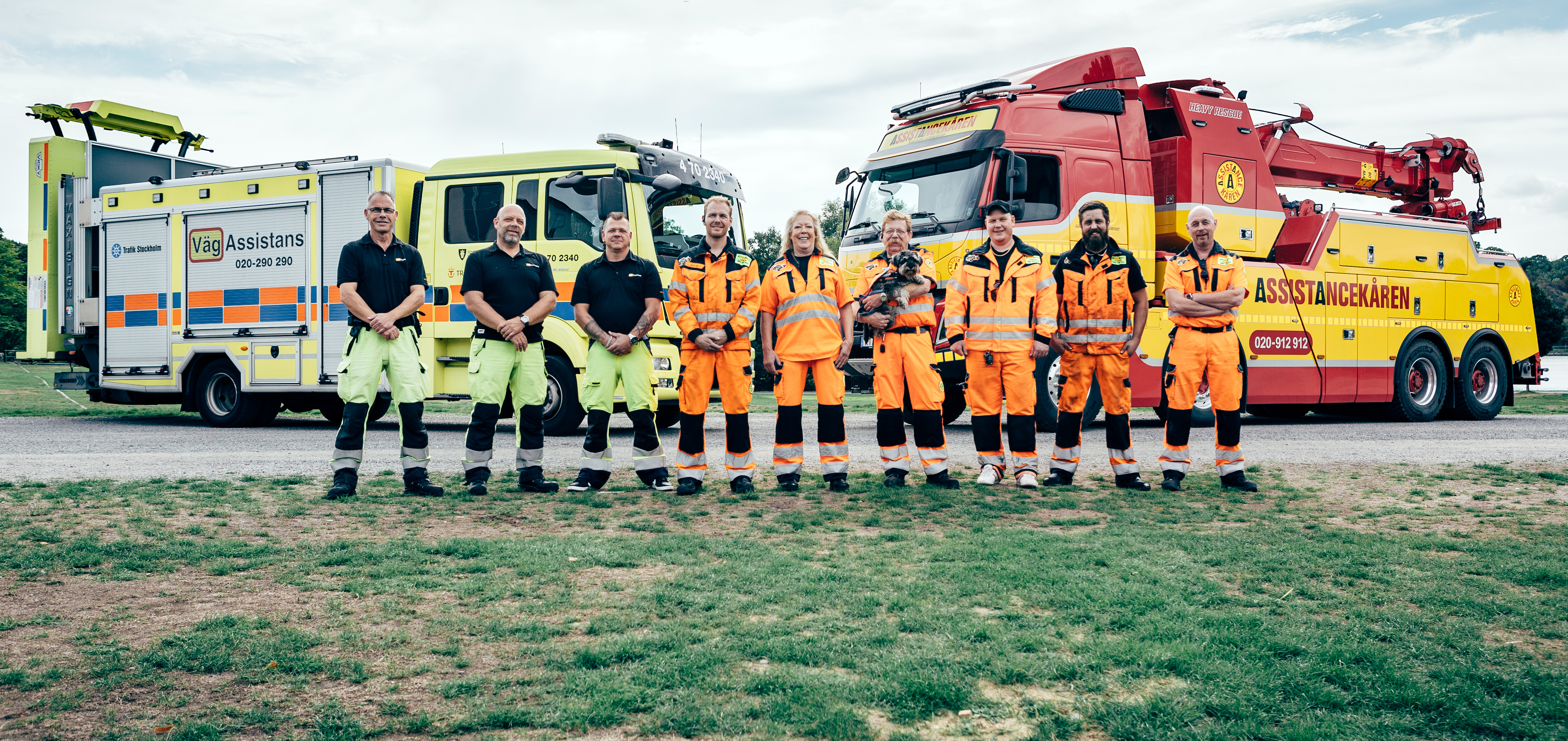 Lastbil i brand på E4