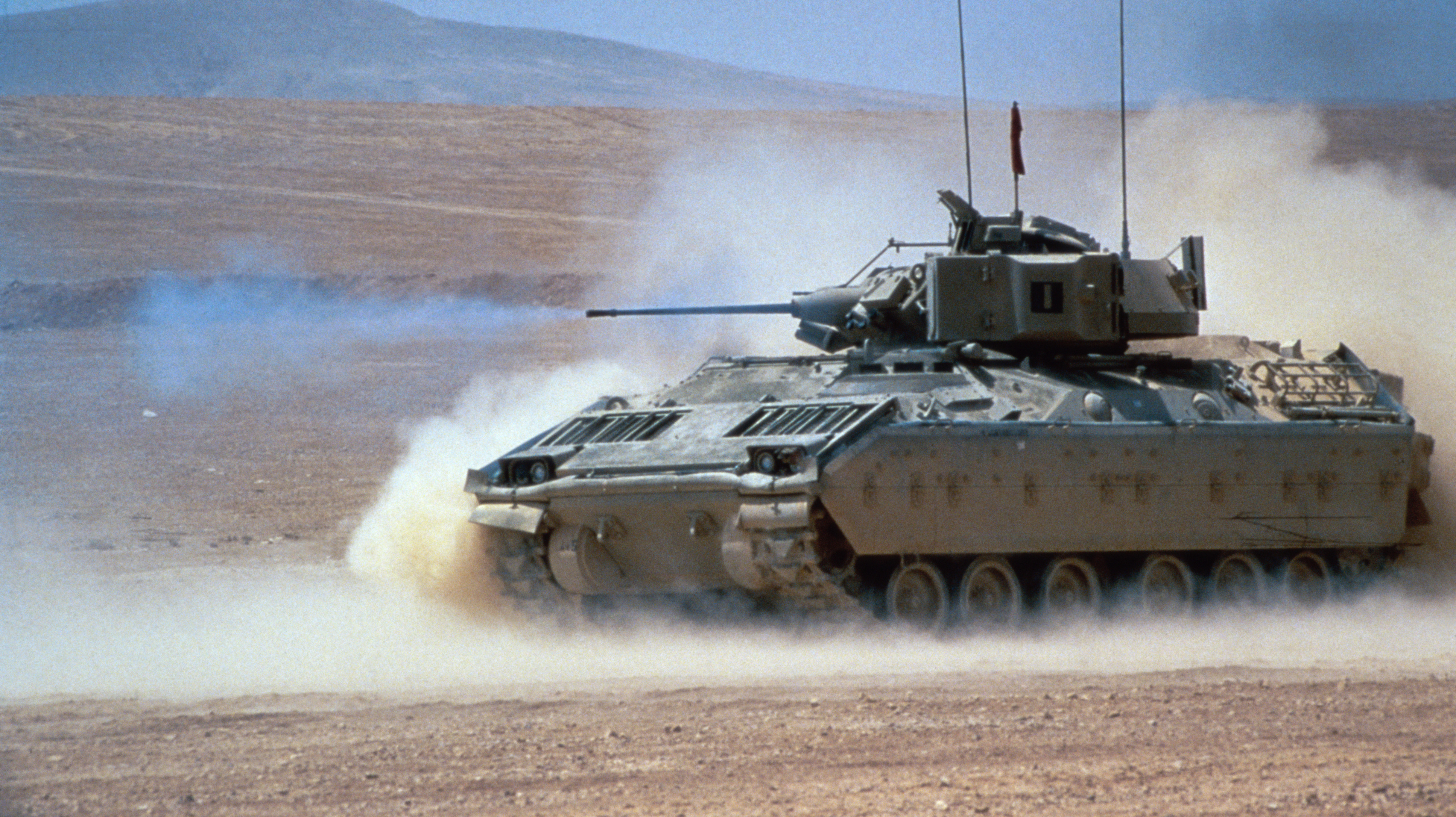 Armored Vehicles And Rowers